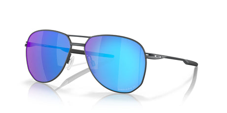 Oakley Contrail Ti 0OO6050 605004 57 Satin Light Steel / Prizm Sapphire Polarized 57 / Plastic / Titanium