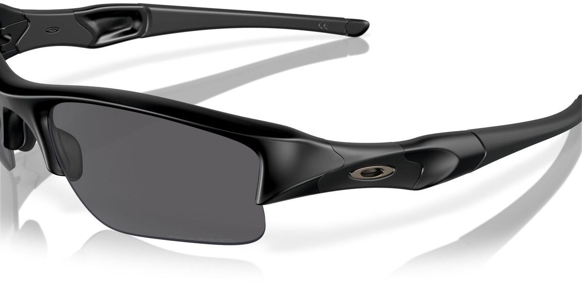 Oakley Flak Jacket Xlj 0OO9009 11-435 63 Matte Black / Grey Polarized 63 / Polycarbonate / O_matter / Molded