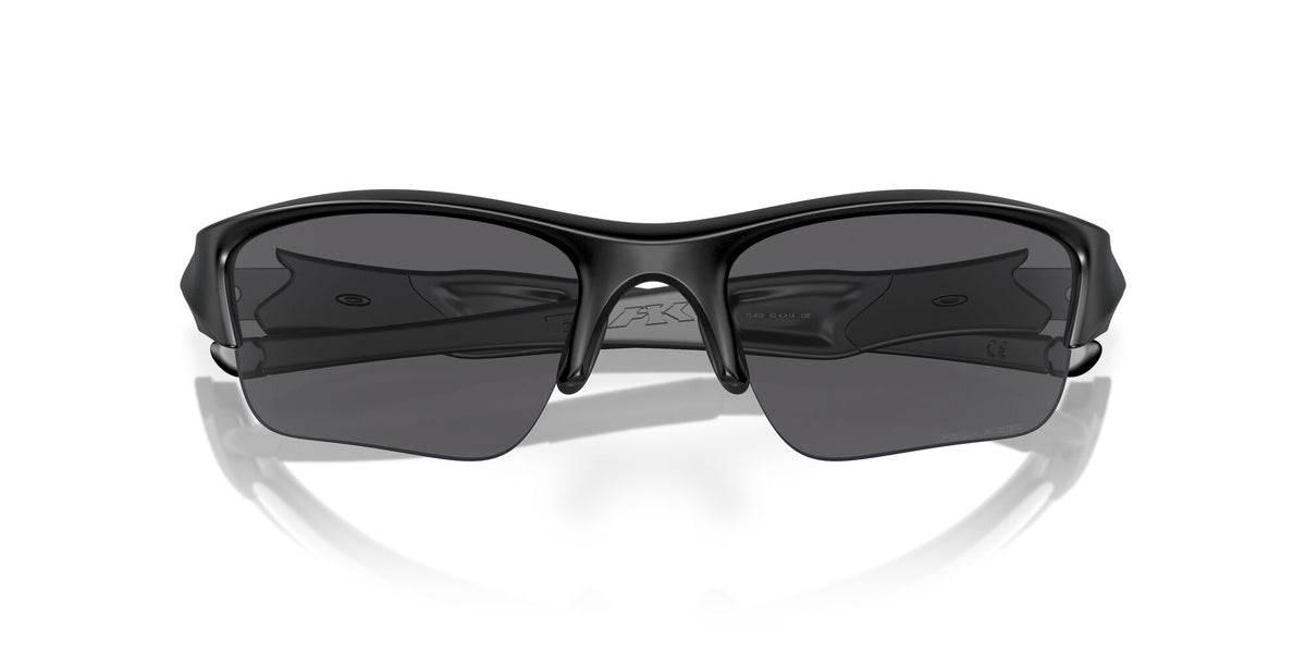 Oakley Flak Jacket Xlj 0OO9009 11-435 63 Matte Black / Grey Polarized 63 / Polycarbonate / O_matter / Molded