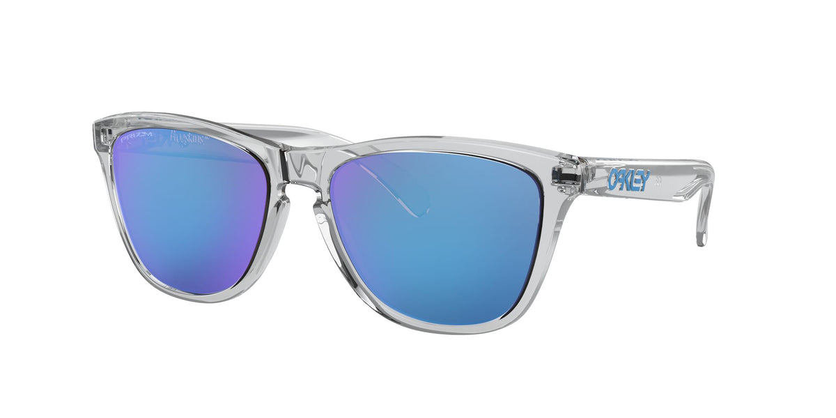 Oakley Frogskins 0OO9013 9013D0 55 Crystal Clear / Prizm Sapphire 55 / Plastic / Plastic