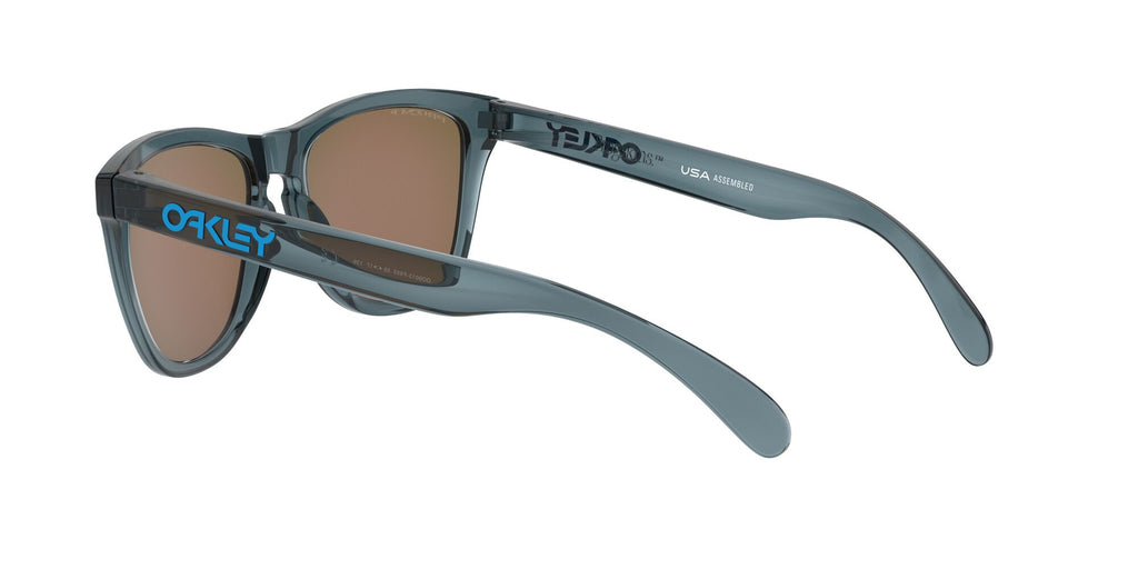 Oakley Frogskins 0OO9013 9013F6 55 Crystal Black / Prizm Sapphire Polarized 55 / Plastic / Plastic