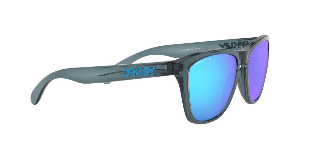 Oakley Frogskins 0OO9013 9013F6 55 Crystal Black / Prizm Sapphire Polarized 55 / Plastic / Plastic