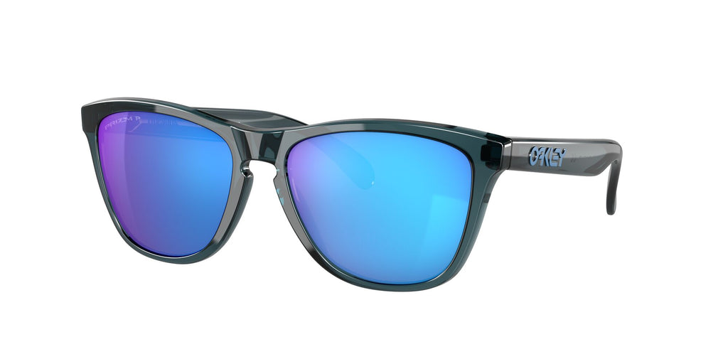 Oakley Frogskins 0OO9013 9013F6 55 Crystal Black / Prizm Sapphire Polarized 55 / Plastic / Plastic