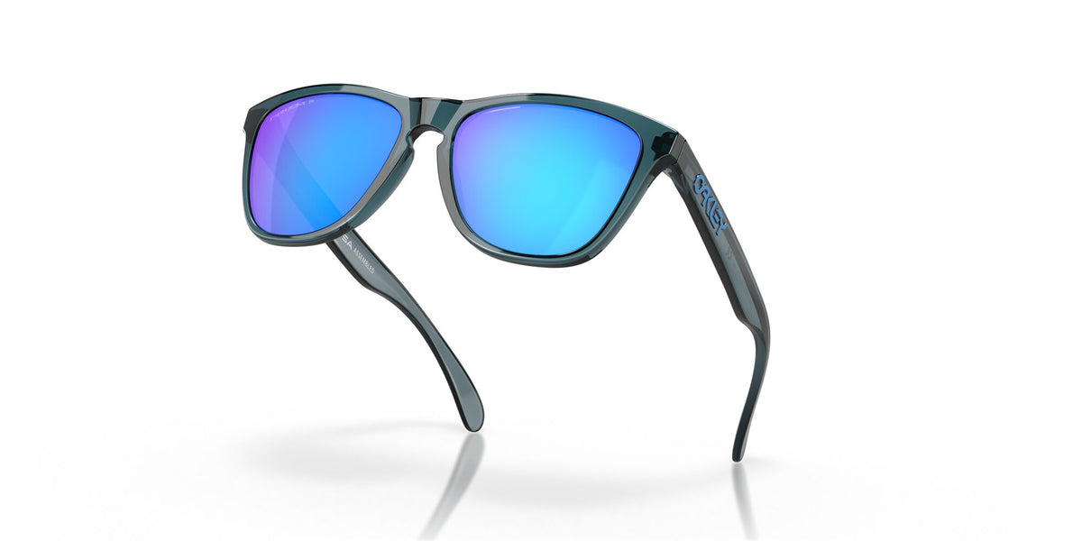Oakley Frogskins 0OO9013 9013F6 55 Crystal Black / Prizm Sapphire Polarized 55 / Plastic / Plastic