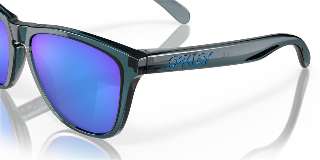 Oakley Frogskins 0OO9013 9013F6 55 Crystal Black / Prizm Sapphire Polarized 55 / Plastic / Plastic