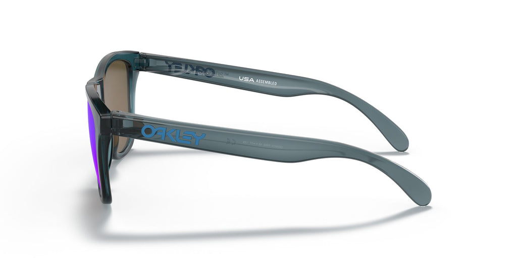 Oakley Frogskins 0OO9013 9013F6 55 Crystal Black / Prizm Sapphire Polarized 55 / Plastic / Plastic