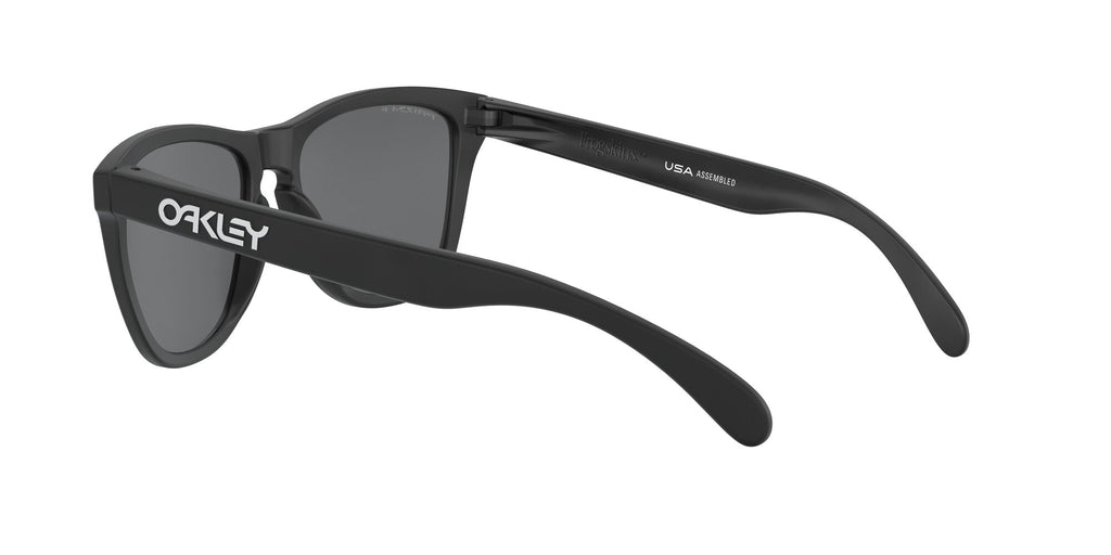 Oakley Frogskins 0OO9013 9013F7 55 Matte Black / Prizm Black Polarized 55 / Plastic / Plastic