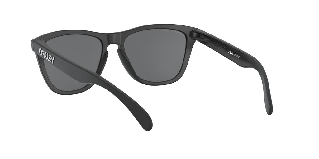 Oakley Frogskins 0OO9013 9013F7 55 Matte Black / Prizm Black Polarized 55 / Plastic / Plastic