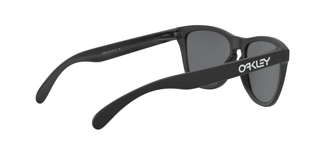 Oakley Frogskins 0OO9013 9013F7 55 Matte Black / Prizm Black Polarized 55 / Plastic / Plastic