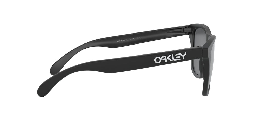 Oakley Frogskins 0OO9013 9013F7 55 Matte Black / Prizm Black Polarized 55 / Plastic / Plastic