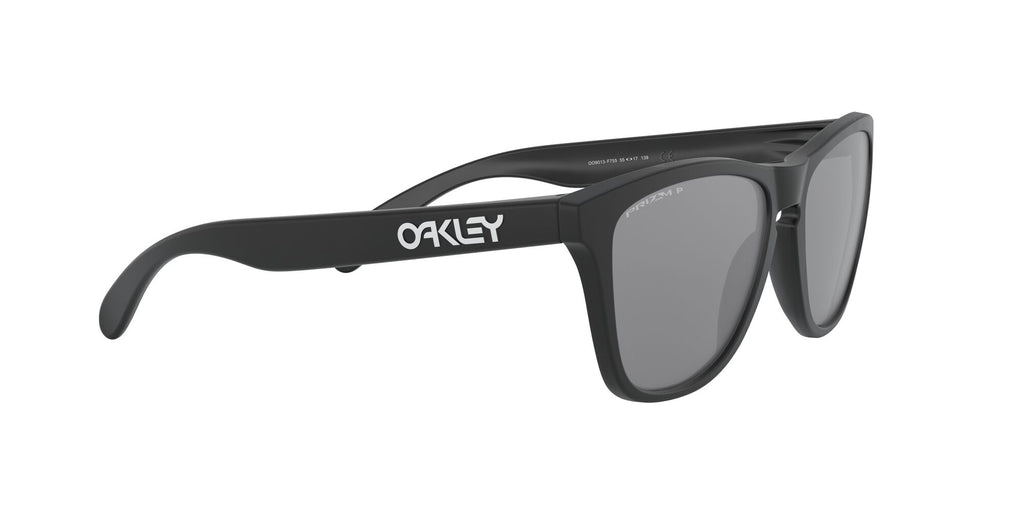 Oakley Frogskins 0OO9013 9013F7 55 Matte Black / Prizm Black Polarized 55 / Plastic / Plastic