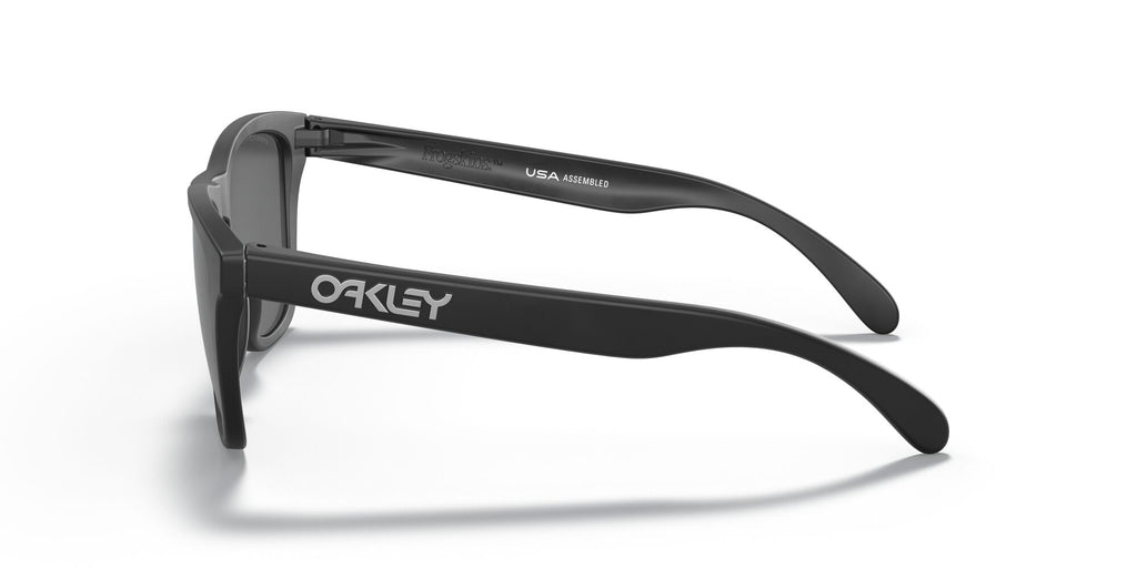 Oakley Frogskins 0OO9013 9013F7 55 Matte Black / Prizm Black Polarized 55 / Plastic / Plastic