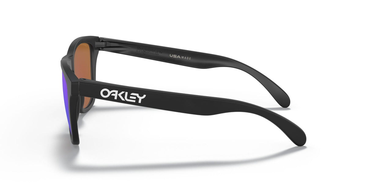 Oakley Frogskins 0OO9013 9013H6 55 Matte Black / Prizm Violet 55 / Plastic / Plastic