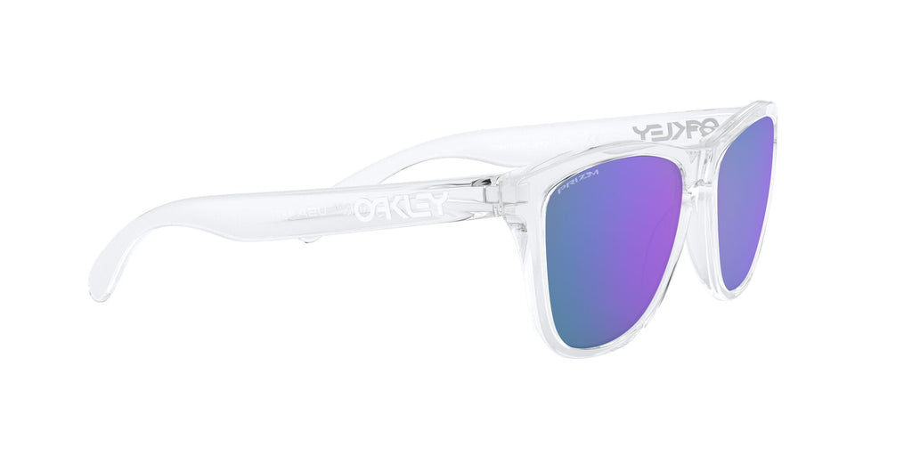 Oakley Frogskins 0OO9013 9013H7 55 Polished Clear / Prizm Violet 55 / Plastic / Plastic