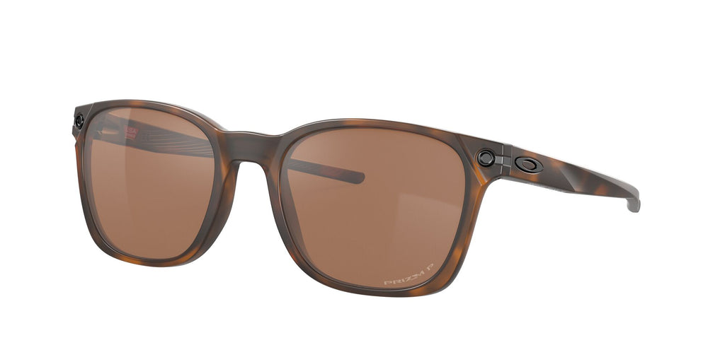 Oakley Ojector 0OO9018 901805 55 Matte Brown Tortoise / Prizm Tungsten Polarized 55 / Plastic / Plastic