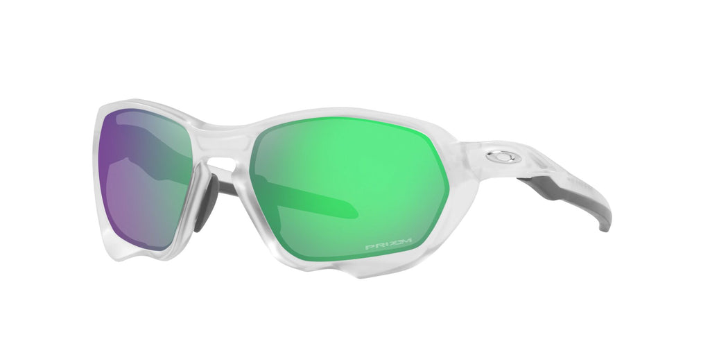 OO 9019A Oakley Plazma (A) Matte Clear / Prizm Road Jade 59 59