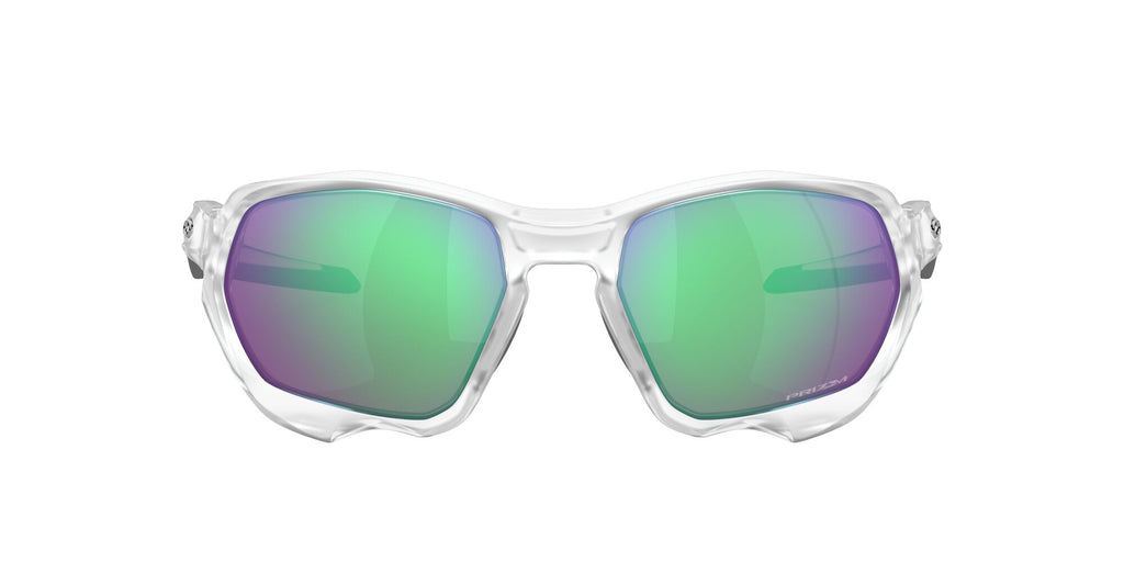 OO 9019A Oakley Plazma (A) Matte Clear / Prizm Road Jade 59 59