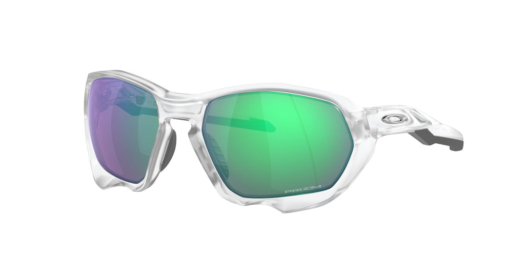 OO 9019A Oakley Plazma (A) Matte Clear / Prizm Road Jade 59 59