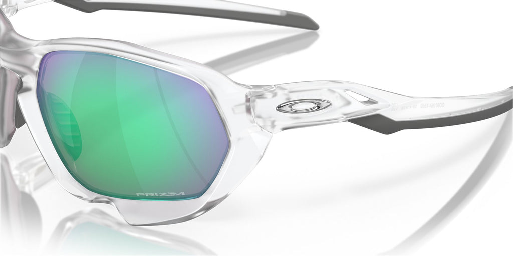 OO 9019A Oakley Plazma (A) Matte Clear / Prizm Road Jade 59 59