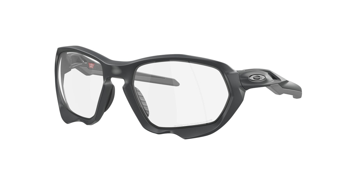 Oakley Plazma 0OO9019 901905 59 Matte Carbon / Clear to Black Iridium Photochromic 59