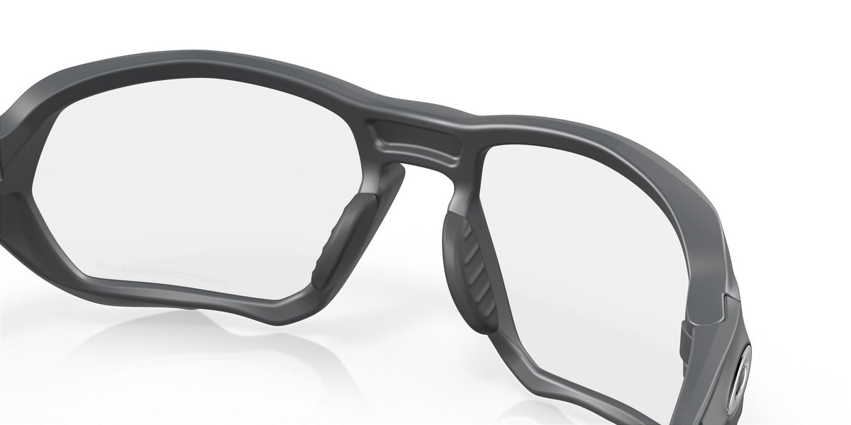 Oakley Plazma 0OO9019 901905 59 Matte Carbon / Clear to Black Iridium Photochromic 59