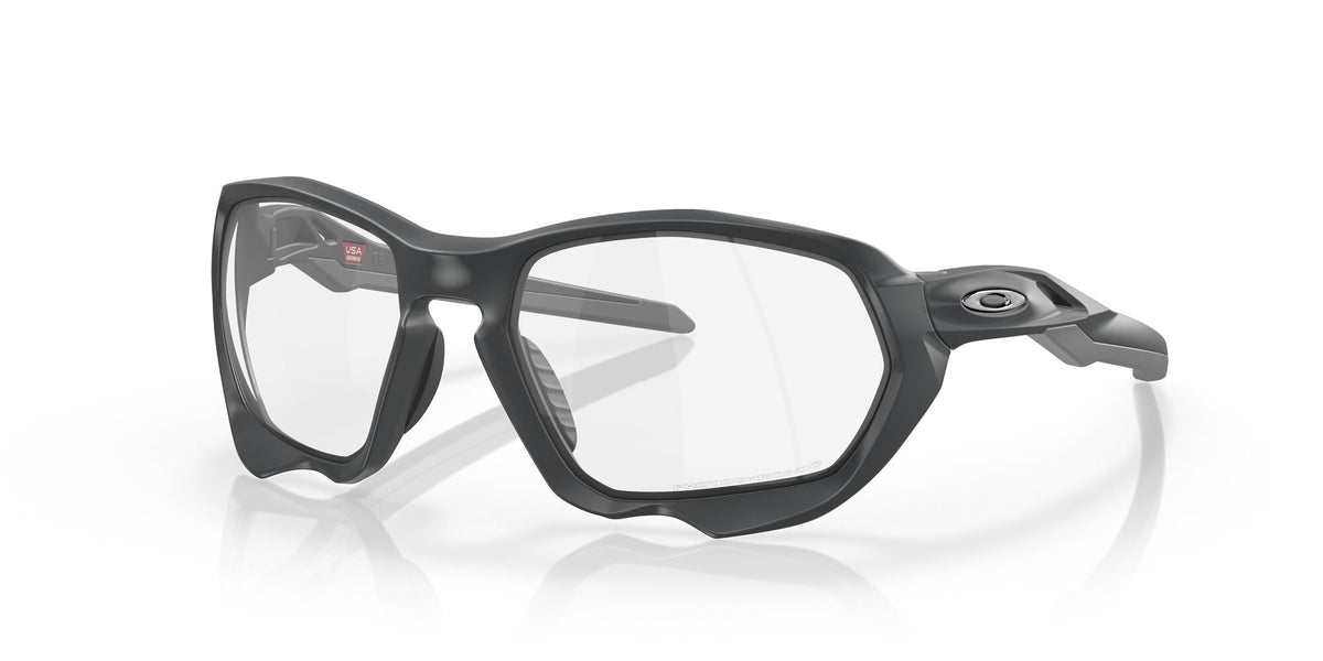 Oakley Plazma 0OO9019 901905 59 Matte Carbon / Clear to Black Iridium Photochromic 59