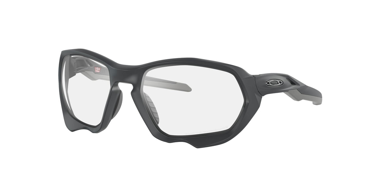 Oakley Plazma 0OO9019 901905 59 Matte Carbon / Clear to Black Iridium Photochromic 59