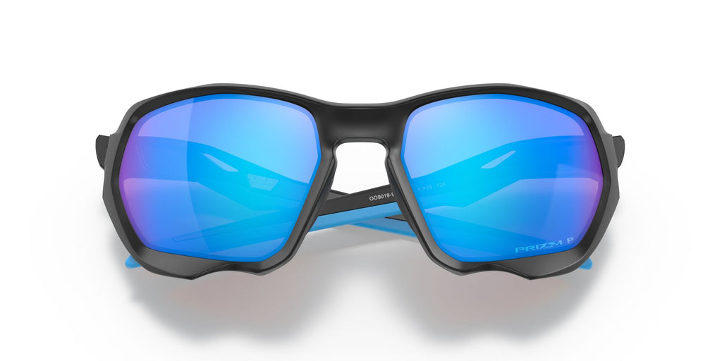 OO 9019 Oakley Plazma Matte Black / Prizm Sapphire Polarised 59 59