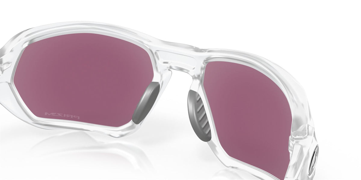 Oakley Plazma 0OO9019 901916 59 Matte Clear / Prizm Road Jade 59