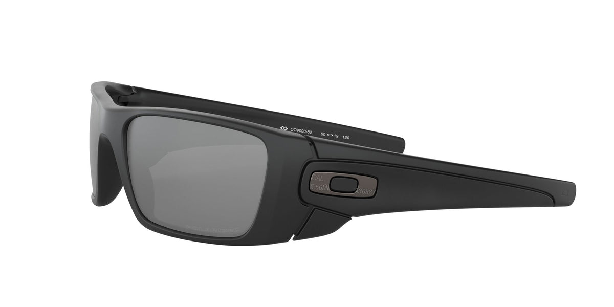 Oakley Fuel Cell 0OO9096 9096B3 60 Cerakote Graphite Black / Black Iridium Polarized 60 / Polycarbonate / O_matter / Injected
