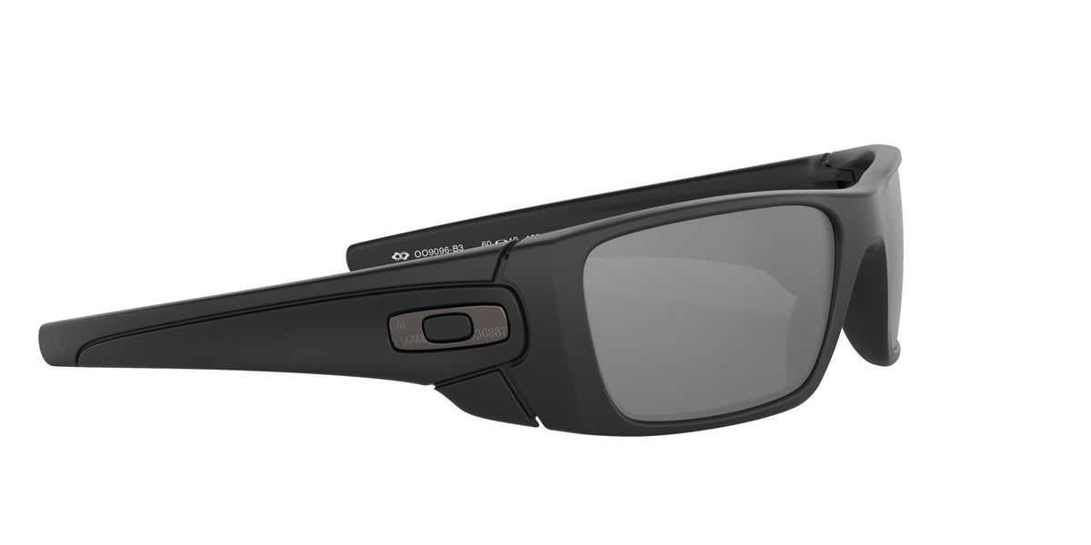 Oakley Fuel Cell 0OO9096 9096B3 60 Cerakote Graphite Black / Black Iridium Polarized 60 / Polycarbonate / O_matter / Injected