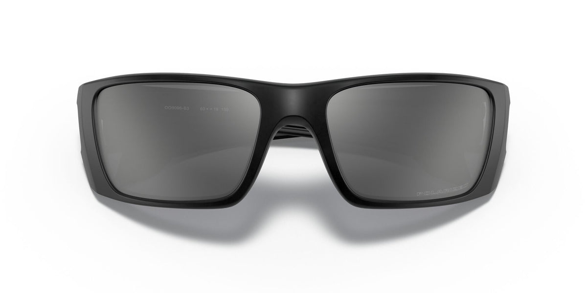 Oakley Fuel Cell 0OO9096 9096B3 60 Cerakote Graphite Black / Black Iridium Polarized 60 / Polycarbonate / O_matter / Injected