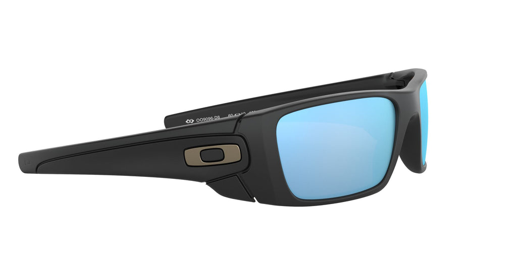 Oakley Fuel Cell 0OO9096 9096D8 60 Matte Black / Prizm Deep Water Polarized 60 / Polycarbonate / O_matter / Injected