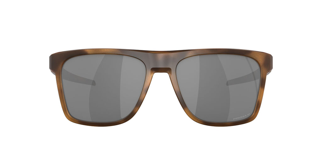 Oakley Leffingwell 0OO9100 910018 57 Matte Brown Tortoise / Prizm Black Polarized