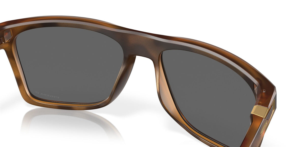 Oakley Leffingwell 0OO9100 910018 57 Matte Brown Tortoise / Prizm Black Polarized