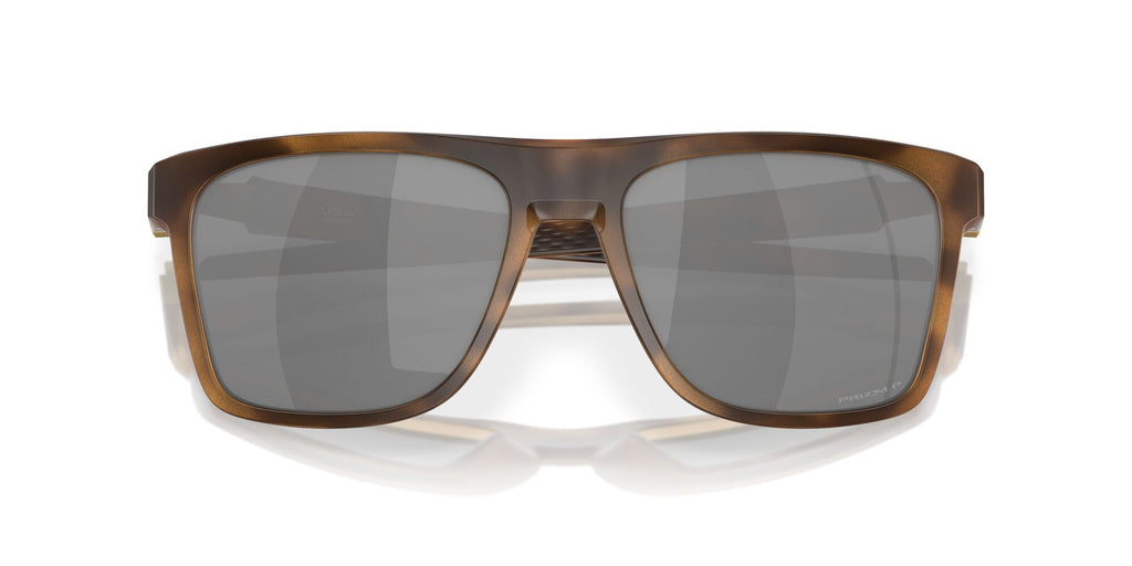 Oakley Leffingwell 0OO9100 910018 57 Matte Brown Tortoise / Prizm Black Polarized