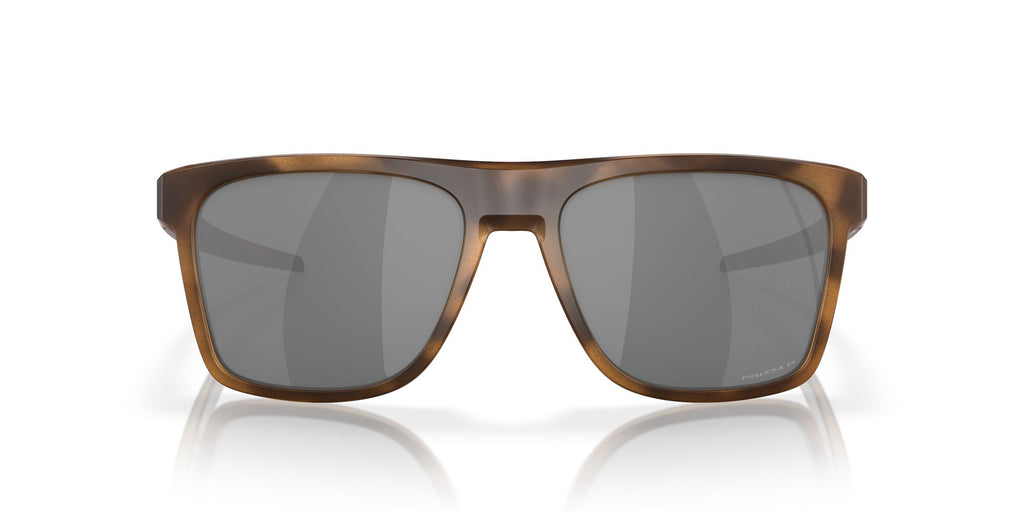 Oakley Leffingwell 0OO9100 910018 57 Matte Brown Tortoise / Prizm Black Polarized