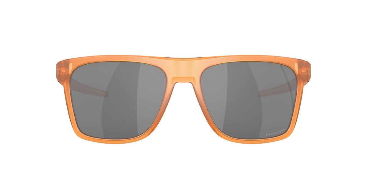 Oakley Leffingwell 0OO9100 910019 57 Matte Transparent Ginger / Prizm Black Polarized