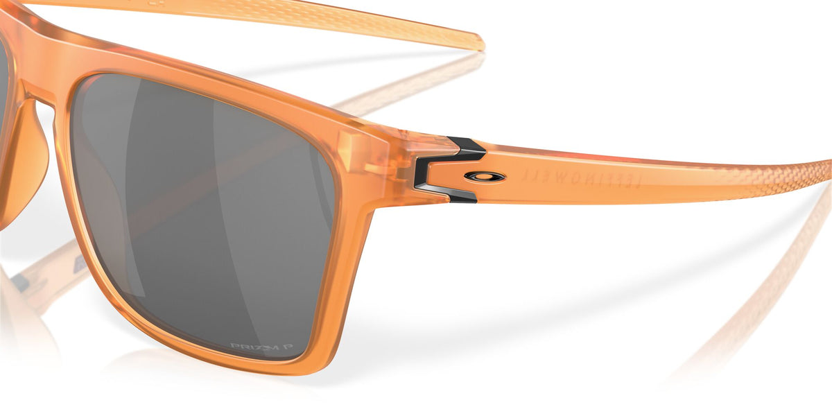 Oakley Leffingwell 0OO9100 910019 57 Matte Transparent Ginger / Prizm Black Polarized