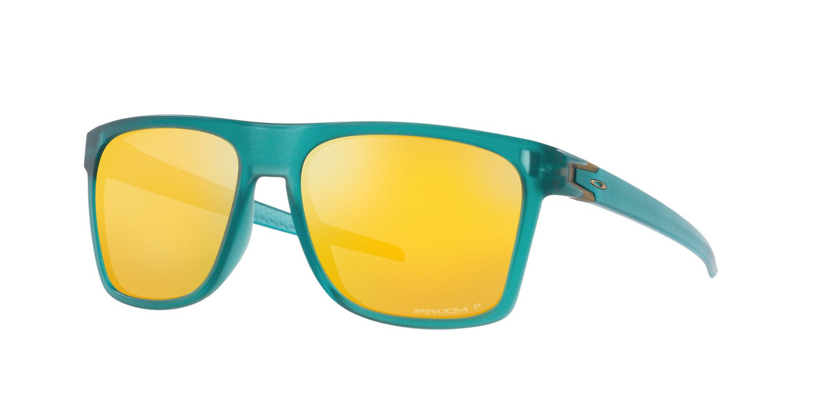 Oakley Leffingwell 0OO9100 910006 57 Matte Artic Surf / Prizm 24K Polarized 57 / Plastic / Plastic