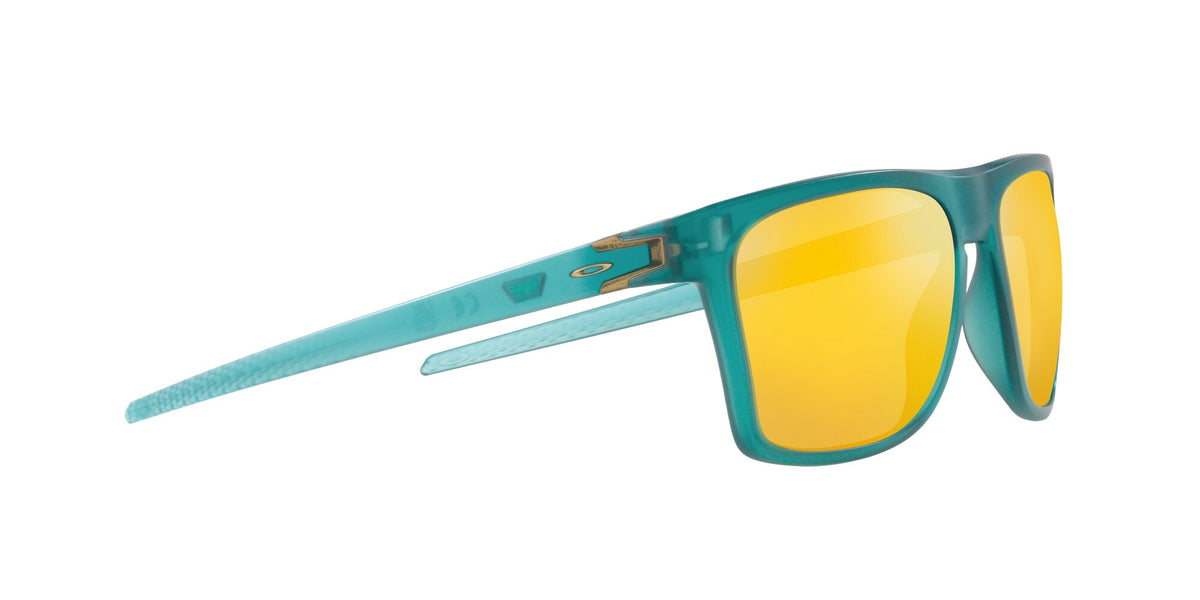 Oakley Leffingwell 0OO9100 910006 57 Matte Artic Surf / Prizm 24K Polarized 57 / Plastic / Plastic