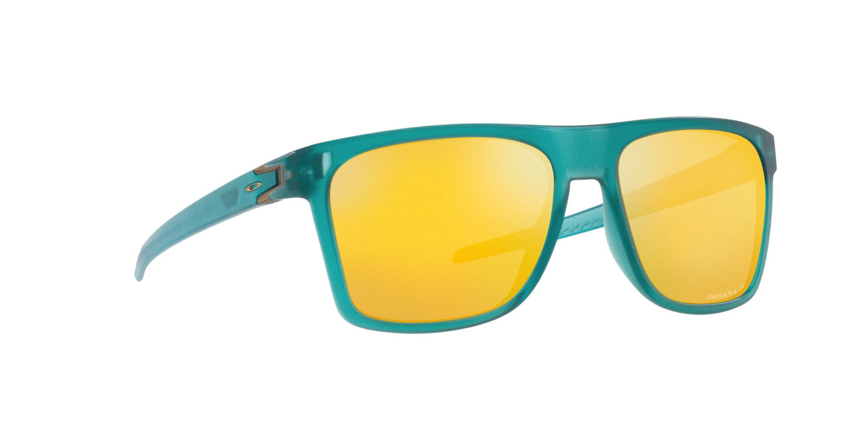 Oakley Leffingwell 0OO9100 910006 57 Matte Artic Surf / Prizm 24K Polarized 57 / Plastic / Plastic