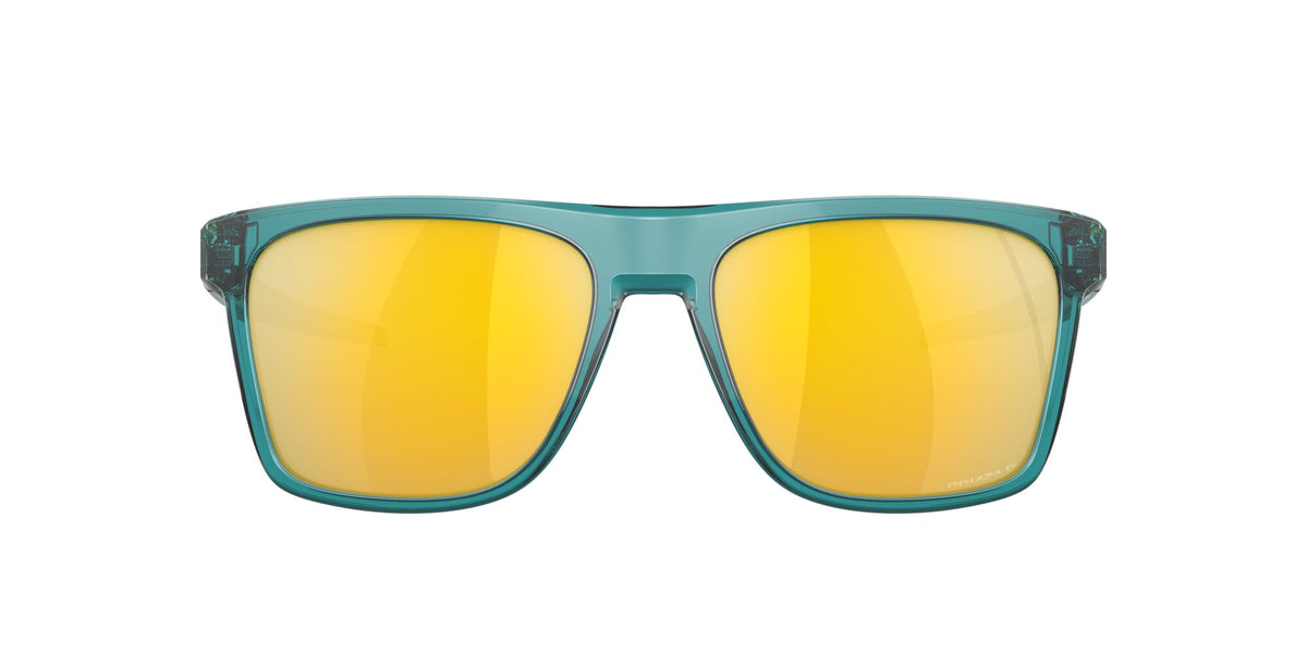 Oakley Leffingwell 0OO9100 910006 57 Matte Artic Surf / Prizm 24K Polarized 57 / Plastic / Plastic