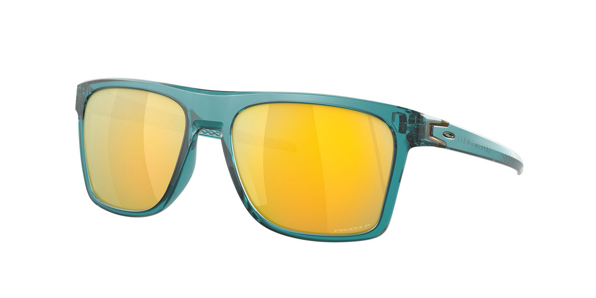 Oakley Leffingwell 0OO9100 910006 57 Matte Artic Surf / Prizm 24K Polarized 57 / Plastic / Plastic