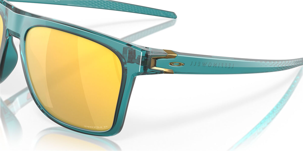 Oakley Leffingwell 0OO9100 910006 57 Matte Artic Surf / Prizm 24K Polarized 57 / Plastic / Plastic