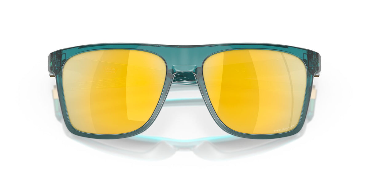 Oakley Leffingwell 0OO9100 910006 57 Matte Artic Surf / Prizm 24K Polarized 57 / Plastic / Plastic