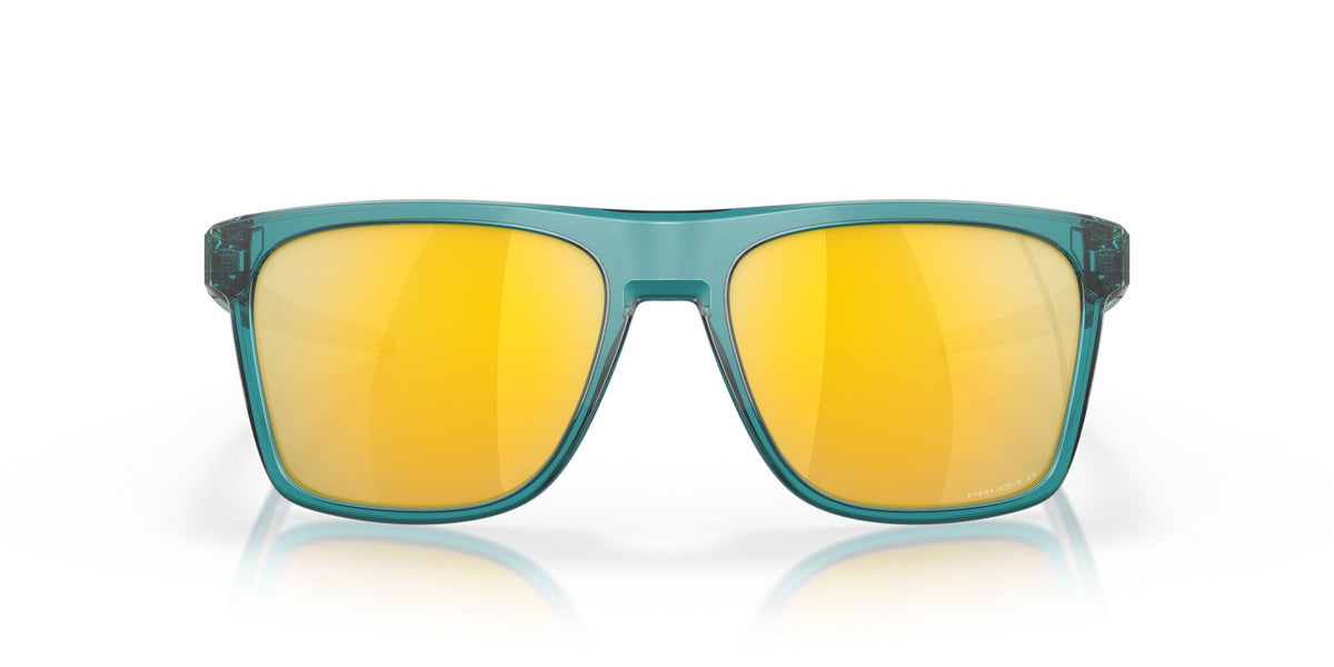 Oakley Leffingwell 0OO9100 910006 57 Matte Artic Surf / Prizm 24K Polarized 57 / Plastic / Plastic