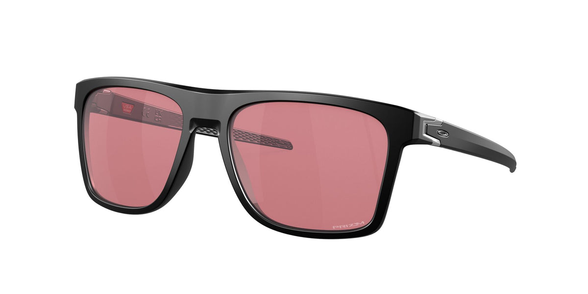 Oakley Leffingwell 0OO9100 910009 57 Matte Black / Prizm Dark Golf 57 / Polycarbonate / O_matter / Injected