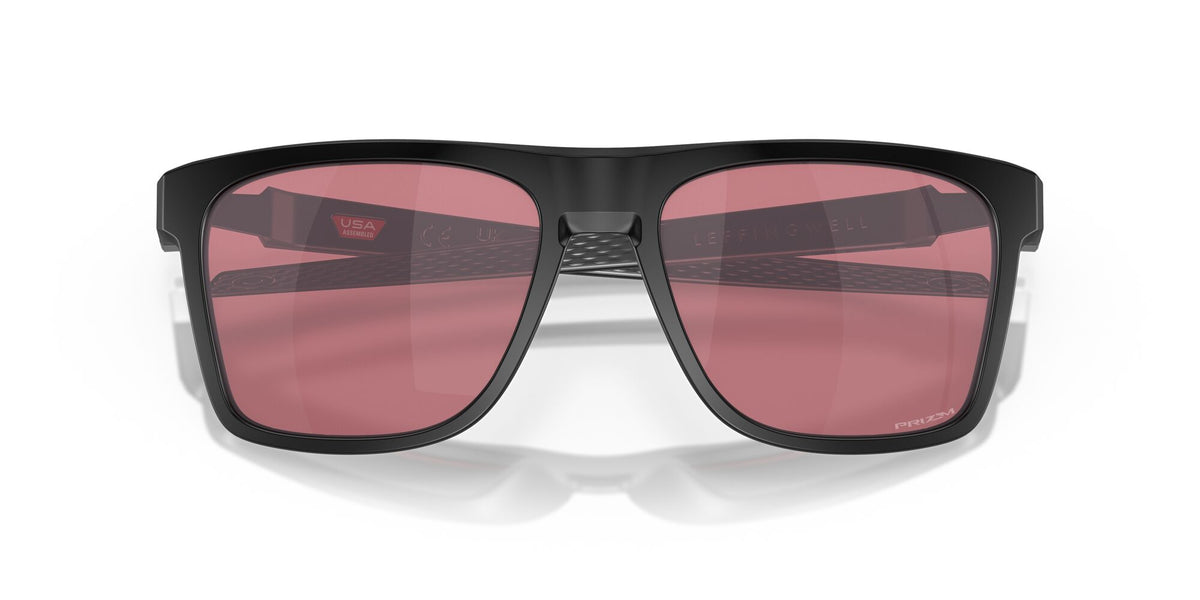 Oakley Leffingwell 0OO9100 910009 57 Matte Black / Prizm Dark Golf 57 / Polycarbonate / O_matter / Injected