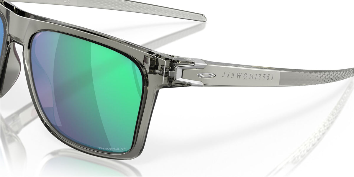 Oakley Leffingwell 0OO9100 910010 57 Grey Ink / Prizm Jade Polarized 57 / Polycarbonate / O_matter / Injected